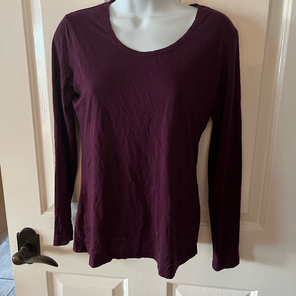 32 Degrees Brand Long Sleeve Purple Shirt Size S